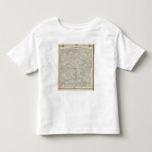 T2021S R3031E Tulare County Abschnitt-Karte Kleinkind T-shirt