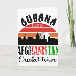 T20 Cricket Guyana Gastgeber der afghanischen Cric Karte