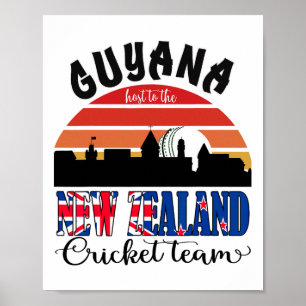T20 Cricket Guyana Gastgeber für die Cricket Neuse Poster