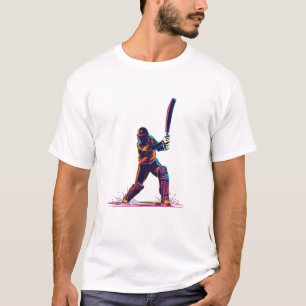 T20-Cricket-Nacht-Match-Power- Shot-Tee T-Shirt