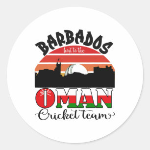 T20-Cricket-Rdos empfängt die namibische Cricket-M Runder Aufkleber