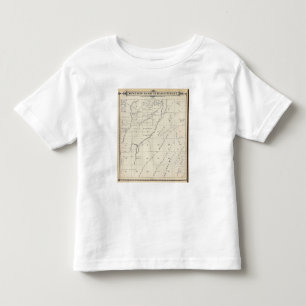T20S R22E Tulare County Abschnitt-Karte Kleinkind T-shirt