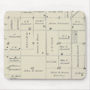 T20S R26E Tulare Landkreis Karte Mousepad
