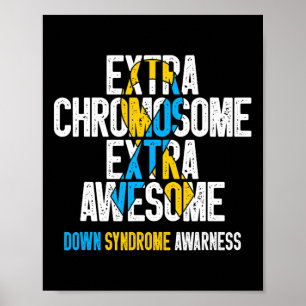 T21 Extra Chromosom Extra Tolles Down-Syndrom A Poster