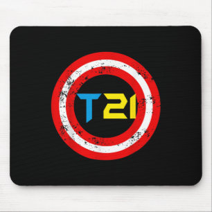 T21 Superhero World Down Syndrome Awareness Day Ki Mousepad