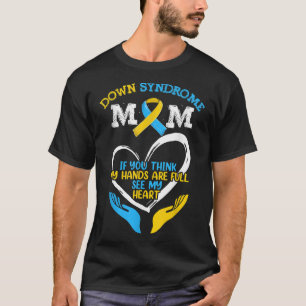 T21 World Down Syndrome Awareness Mama , Fun Famil T-Shirt