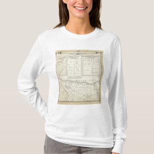 T23S R2021E Tulare County Abschnitt-Karte T-Shirt