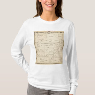 T24S R26E Tulare County Abschnitt-Karte T-Shirt