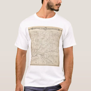 T24S R29E Tulare County Abschnitt-Karte T-Shirt