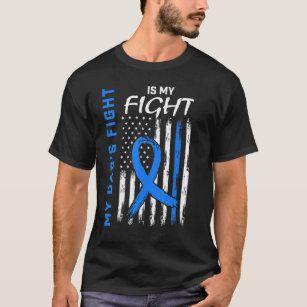 T2 Vater Diabetes Awareness American Flag Typ 2 Fa T-Shirt