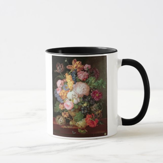 T30763 A noch Leben der Blumen und der Frucht Tasse (Rechts)