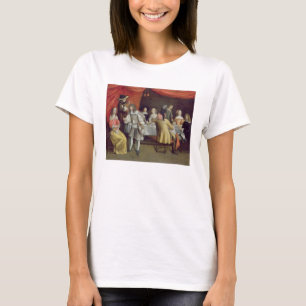 T30878 Elegant Company Dining Under a Red Canopy T-Shirt