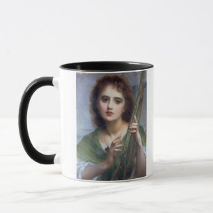 T31601 eine Dame mit Lyre (Platte) Tasse
