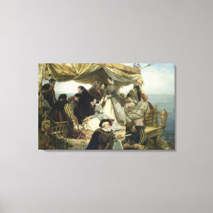 T33653 Mary Stuart Abschied nach Frankreich, 1862 Leinwanddruck
