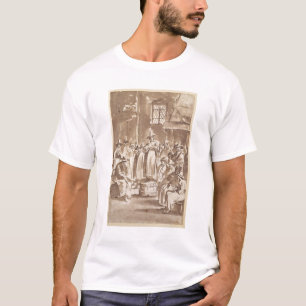 T34029 ein Quäker-Gebetstreffen (Stift u. Tinte T-Shirt