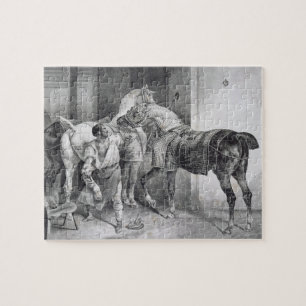 T34894 der englische Hufschmied, 1822 (litho)