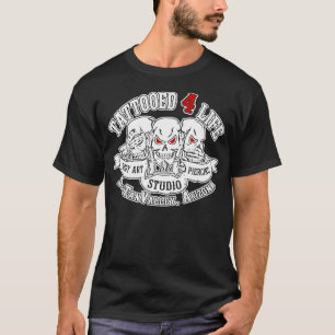 T4L hören kein zu sehen kein, keine 002 zu T-Shirt