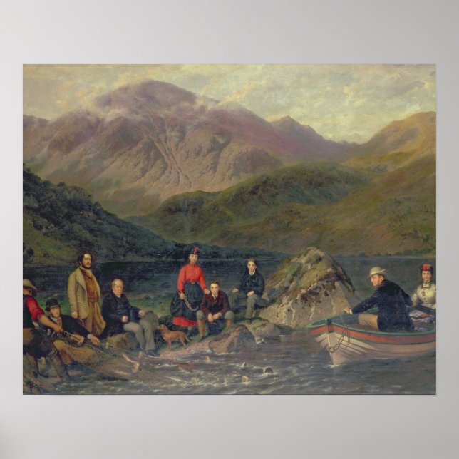 T7833 Fischerei auf Haweswater Poster (Vorne)