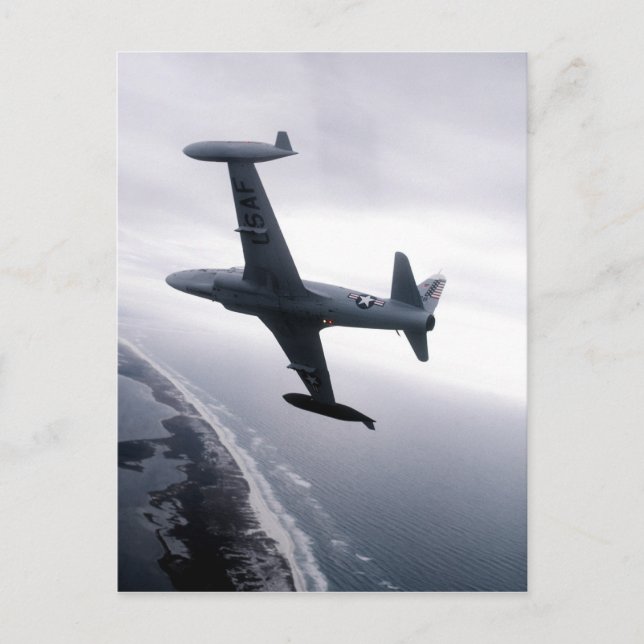 T-33 Shooting Star Postkarte (Vorderseite)