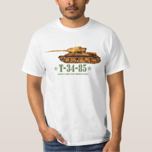 T-34-85 Weltkrieg Zweite sowjetische Mitteltank Zw T-Shirt