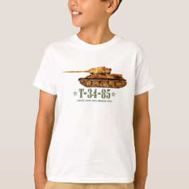 T-34-85 Weltkrieg Zweite sowjetische Mitteltank Zw T-Shirt