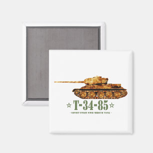 T-34-85 Zweiter Weltkrieg Sowjetischer Mittlerer P Magnet