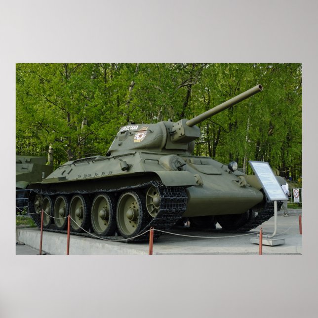 T-34 Tank Poster (Vorne)