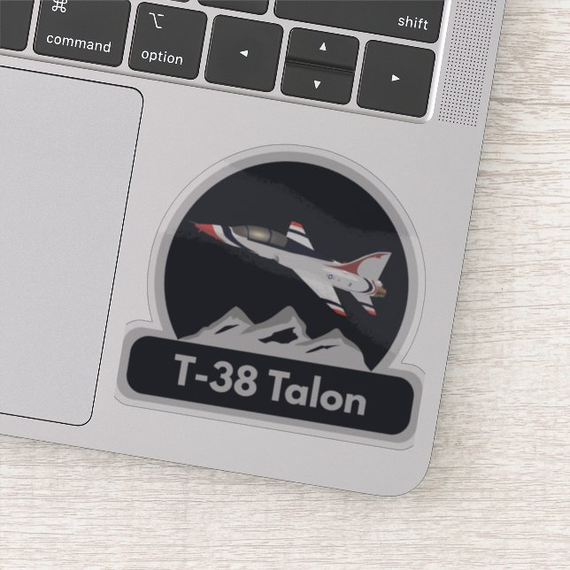 T-38 Talon Jet Trainer Flugzeug Aufkleber (Detail)