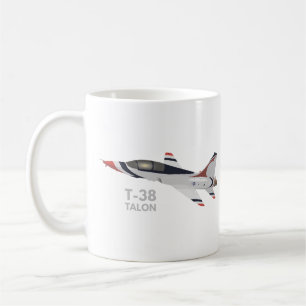 T-38 Talon Jet Trainer Flugzeug Kaffeetasse