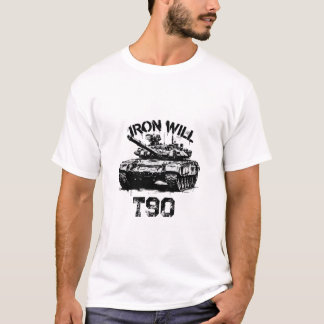 T-90 Panzer 'Eiserner Wille' Militär Grafik T-Shir T-Shirt