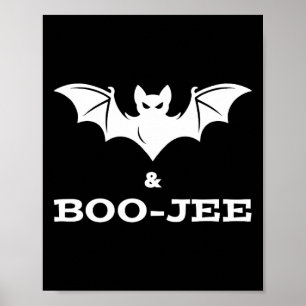 T and Boo-jee Boujee Halloween Costume Trick or Tr Poster