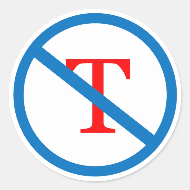 T-Aufkleber Runder Aufkleber (Vorderseite)