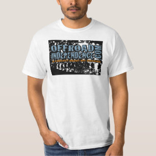 T-Bahn Off-roand Unabhängigkeit T-Shirt