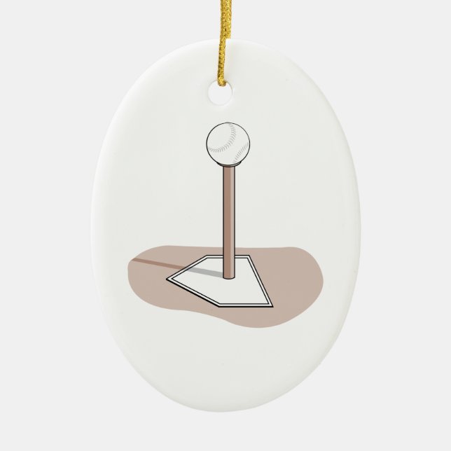 T-Ball-Vektorgrafik Keramikornament (Vorne)