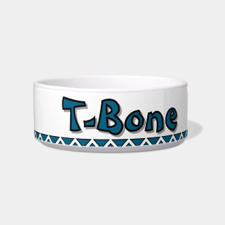 "T-BONE" - PERSONALIZED CERAMIC PET BOWL NAPF