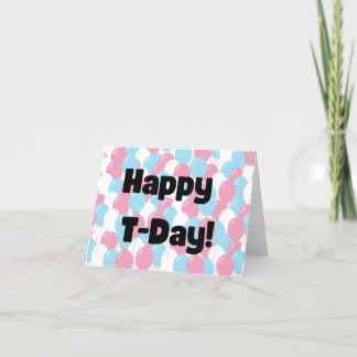 T-Day Celebration Card Dankeskarte