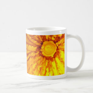 T est pour la tasse d'art d'alphabet de mandarine