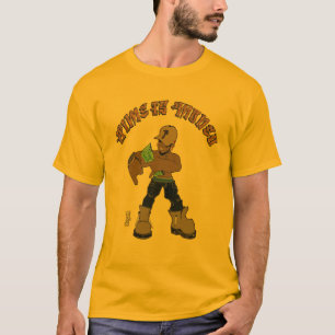 T.I.M. weißes Logo - besonders angefertigt T-Shirt