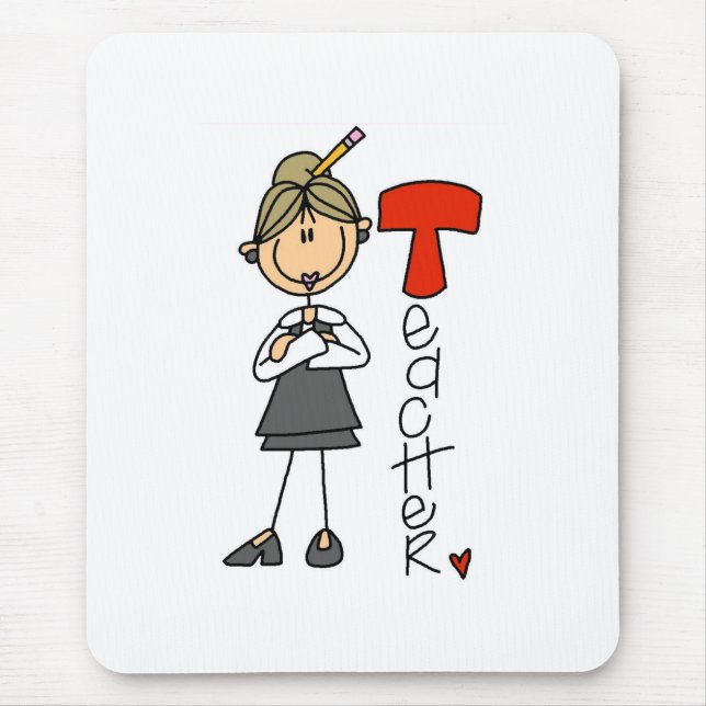 T ist für Lehrer Mousepad (Vorne)