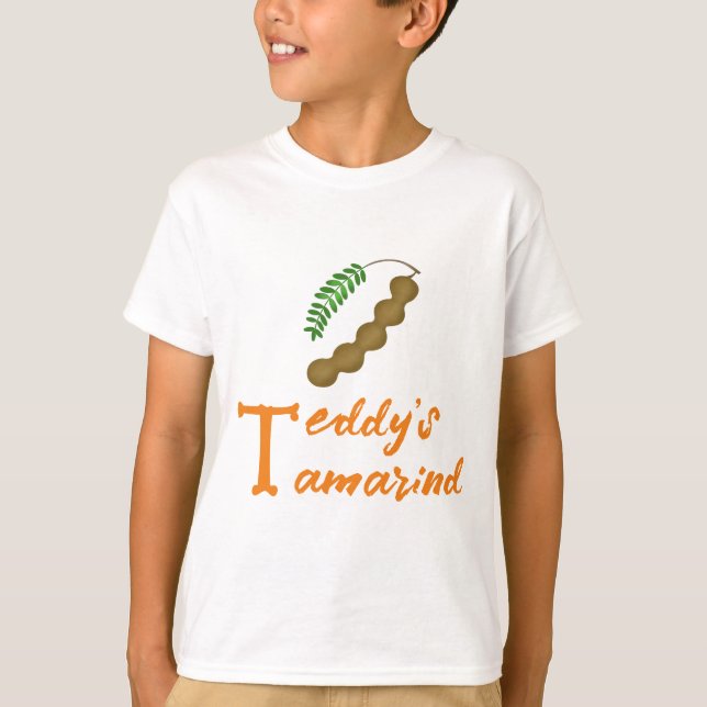 T ist für Tamarind und Ihren Namen T-Shirt (Vorderseite)