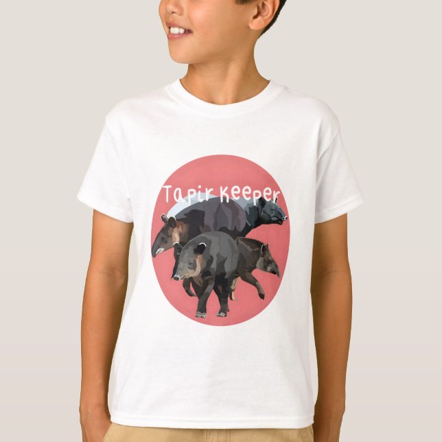 T ist für Tapir Keeper T-Shirt (Vorderseite)