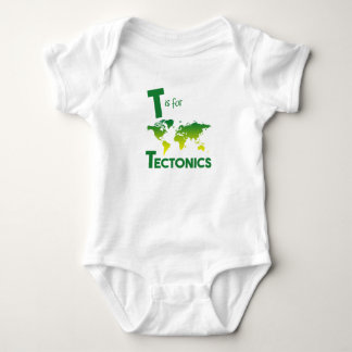 T ist für Tektonik-niedliche Geologie u. Baby Strampler