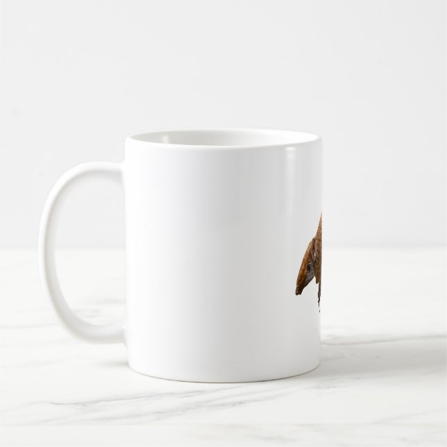 T ist für Three Banded Armadillo Kaffeetasse (Links)