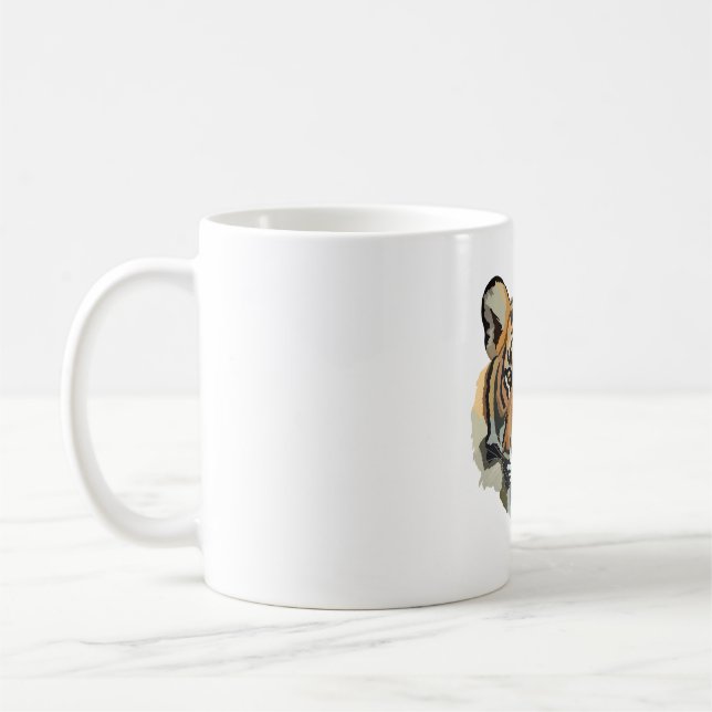 T ist für Tiger Kaffeetasse (Links)