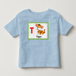 T ist für Tiger Kleinkind T-shirt