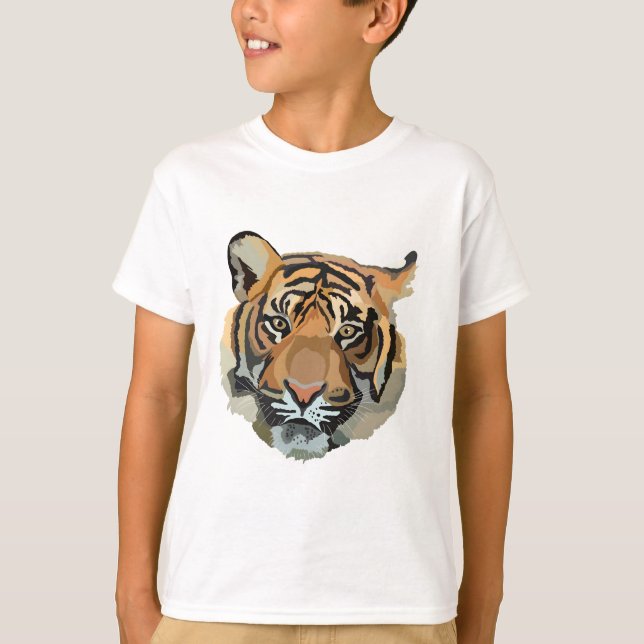 T ist für Tiger T-Shirt (Vorderseite)