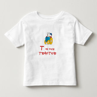 T ist für Traktor Kleinkind T-shirt