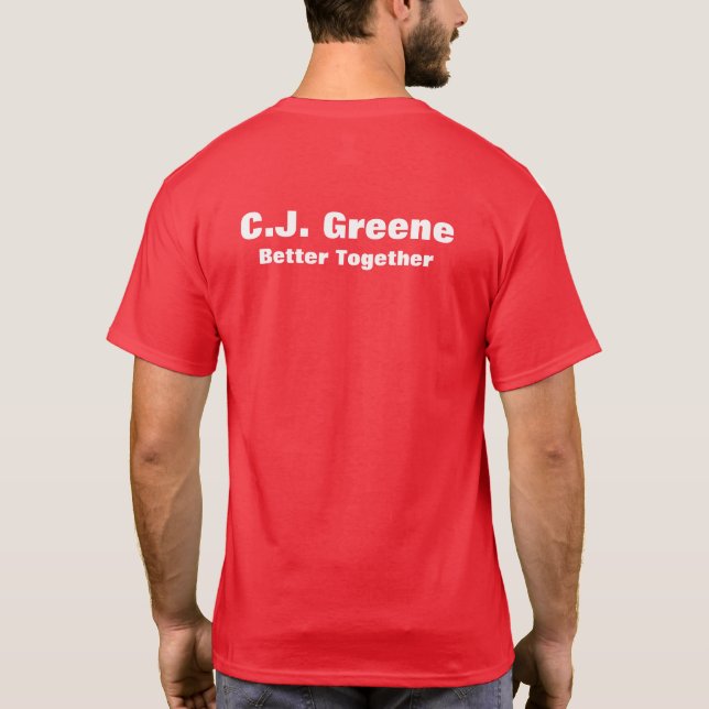 T.J. Green Logo T-Shirts (Rückseite)