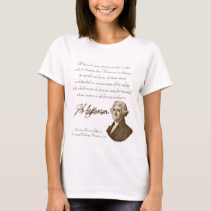 T. Jefferson: Meinung u. Grund - T - Shirt #4