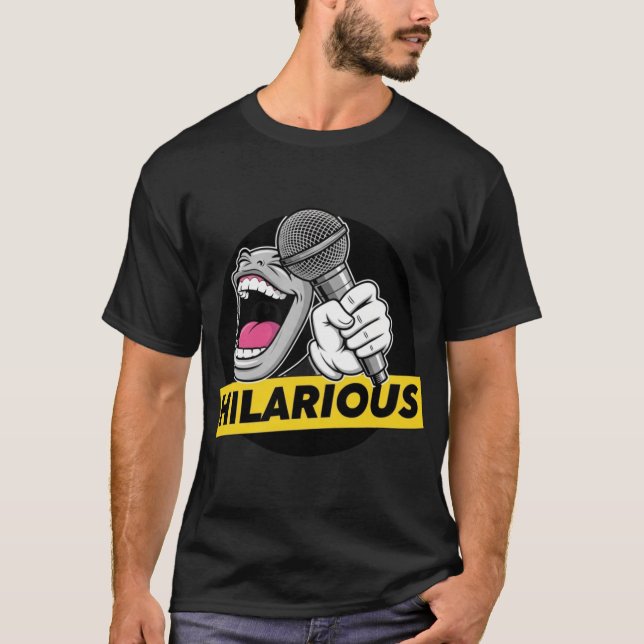 T- Laugh-Out-Loud Comedy T-Shirt (Vorderseite)
